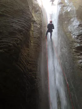 Angon Waterfall: At the bottom of the main waterfall