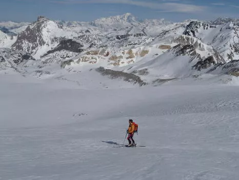 Vue du Col de Gébroulaz - 3400m