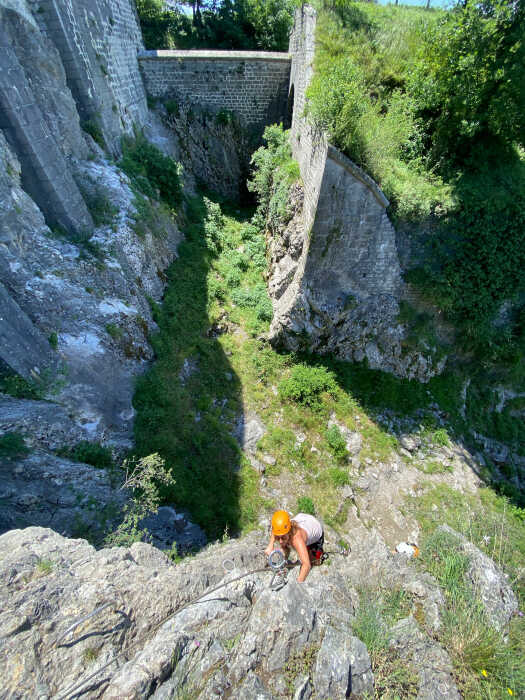 Via ferrata de la Bastille à Grenoble 3h via ferrata avec guide