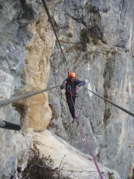 Via ferrata de Jules Carret, Massif des Bauges, Proche de Chambéry