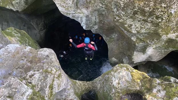 In flight ! Groin canyon