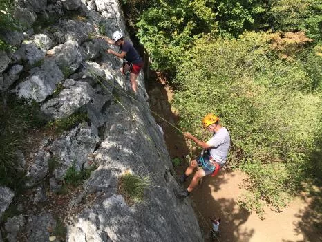Abseiling 
