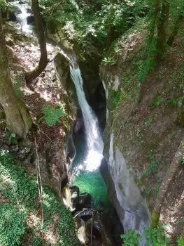 Au départ du Pont, canyon du Furon