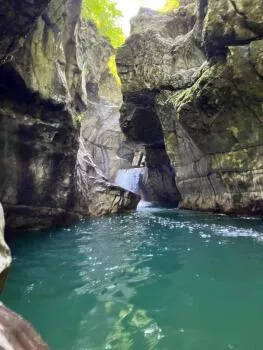 Piscine naturelle canyoning en Chartreuse