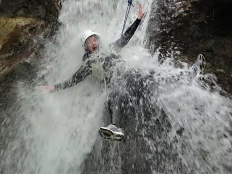 Break and water-slide!