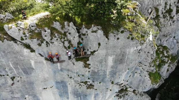 Large crossing at 50meters from the ground