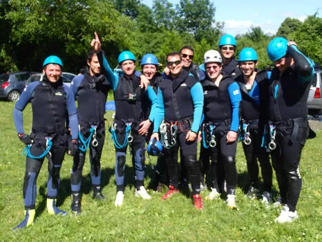 EVG & EVJF, au départ du canyon d'Angon