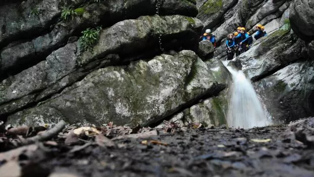 Jump at Angon canyon, discovery part