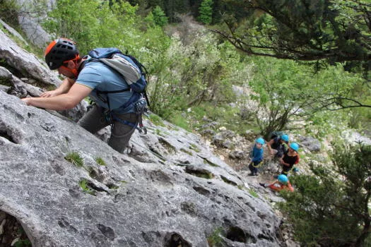 Climbing with Vertical Aventure !
