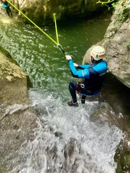 Tyrolienne Versoud canyon