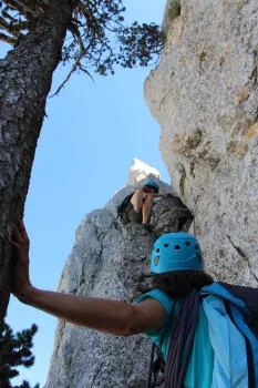 L'ascension d'un pilier.