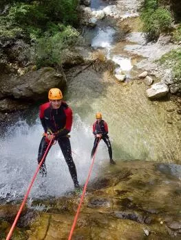 Abseiling Ecouges middle part