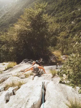 Escalade en grande voie 