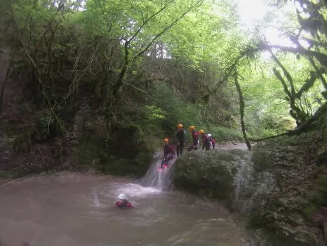 Mini toboggan ludique