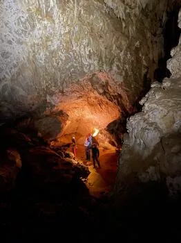 Premières découvertes sur demi journée spéléologie