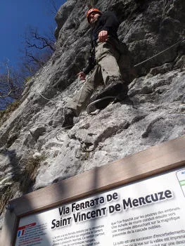 Starting point for the via ferrata