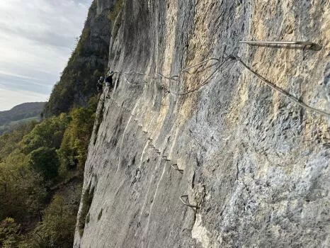 Nice aerial crossing