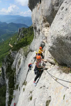Vue sur la vallée du Diois.