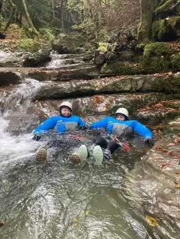 Combinaisons étanche pour canyon hivernal