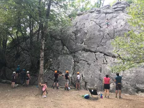 Site d'escalade à d'Annecy
