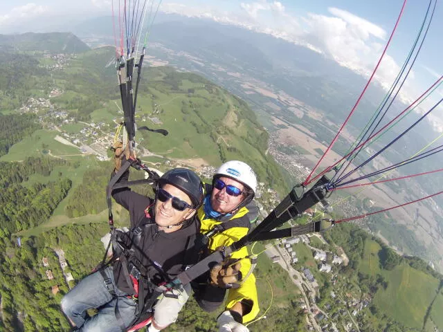 Vol parapente Sensation