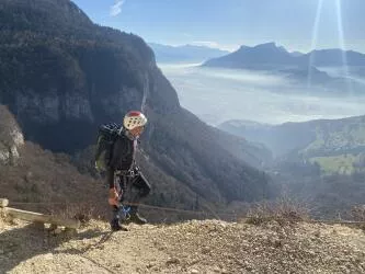 Via ferrata la p'tchi, la Doriaz