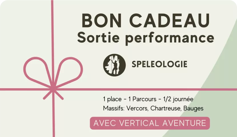 Bon cadeau Spéléologie Performance