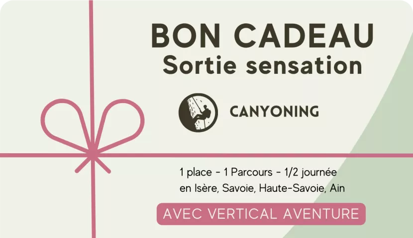 Bon Cadeau Canyoning Sensation