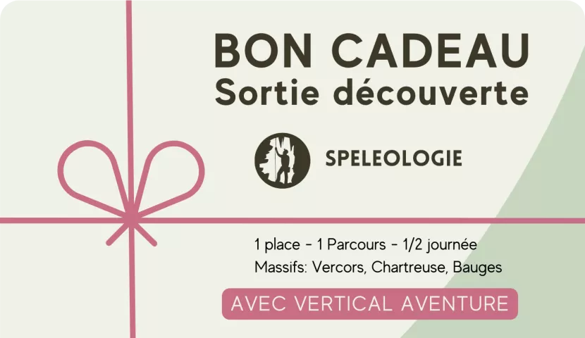 Bon cadeau Spéléologie Découverte