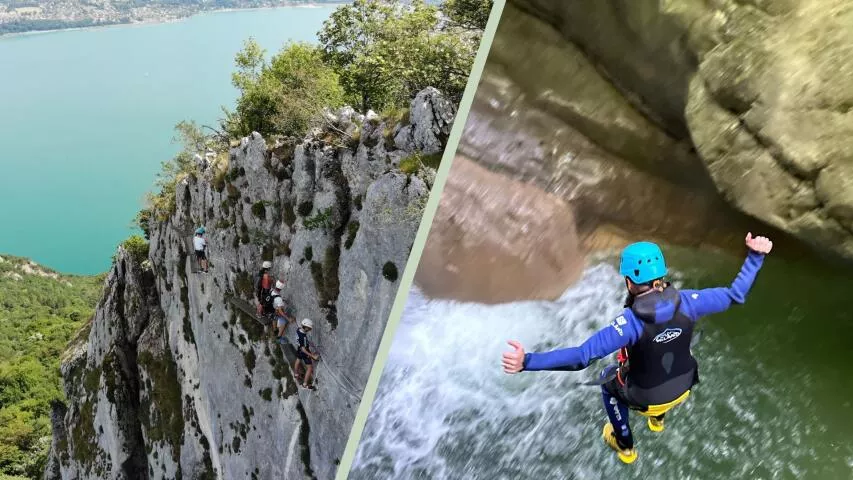 Via ferrata de Cornillon + Ternèze canyon package