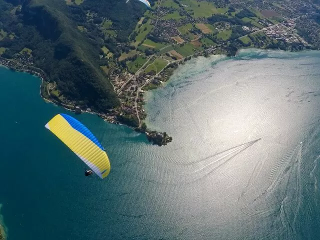 Biplace parapente à Annecy