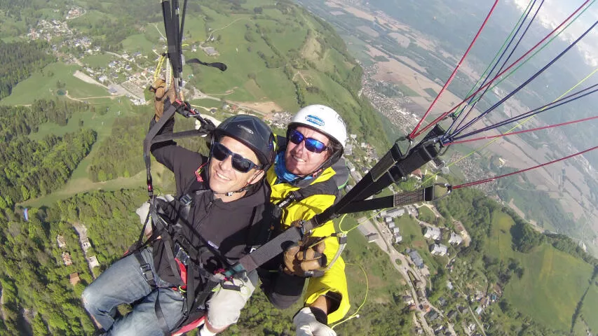 Vol parapente biplace Sensation