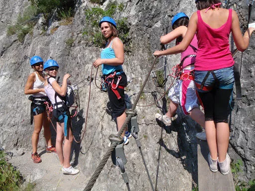 Via ferrata pour Enterrement de vie de célibataire