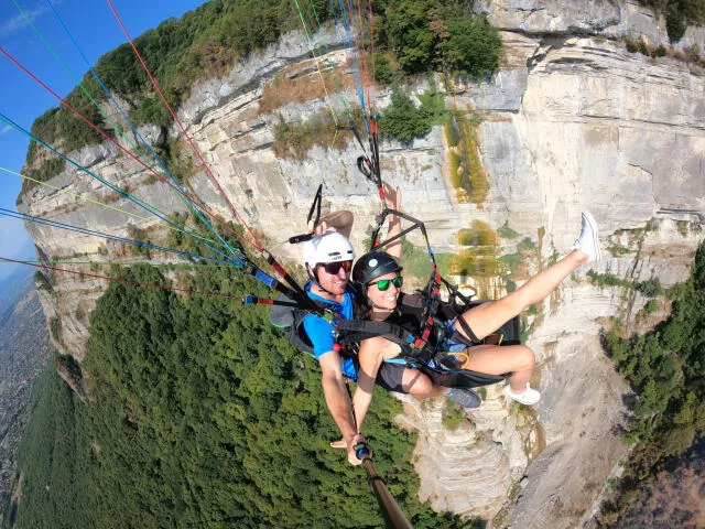 Vol parapente biplace Contact